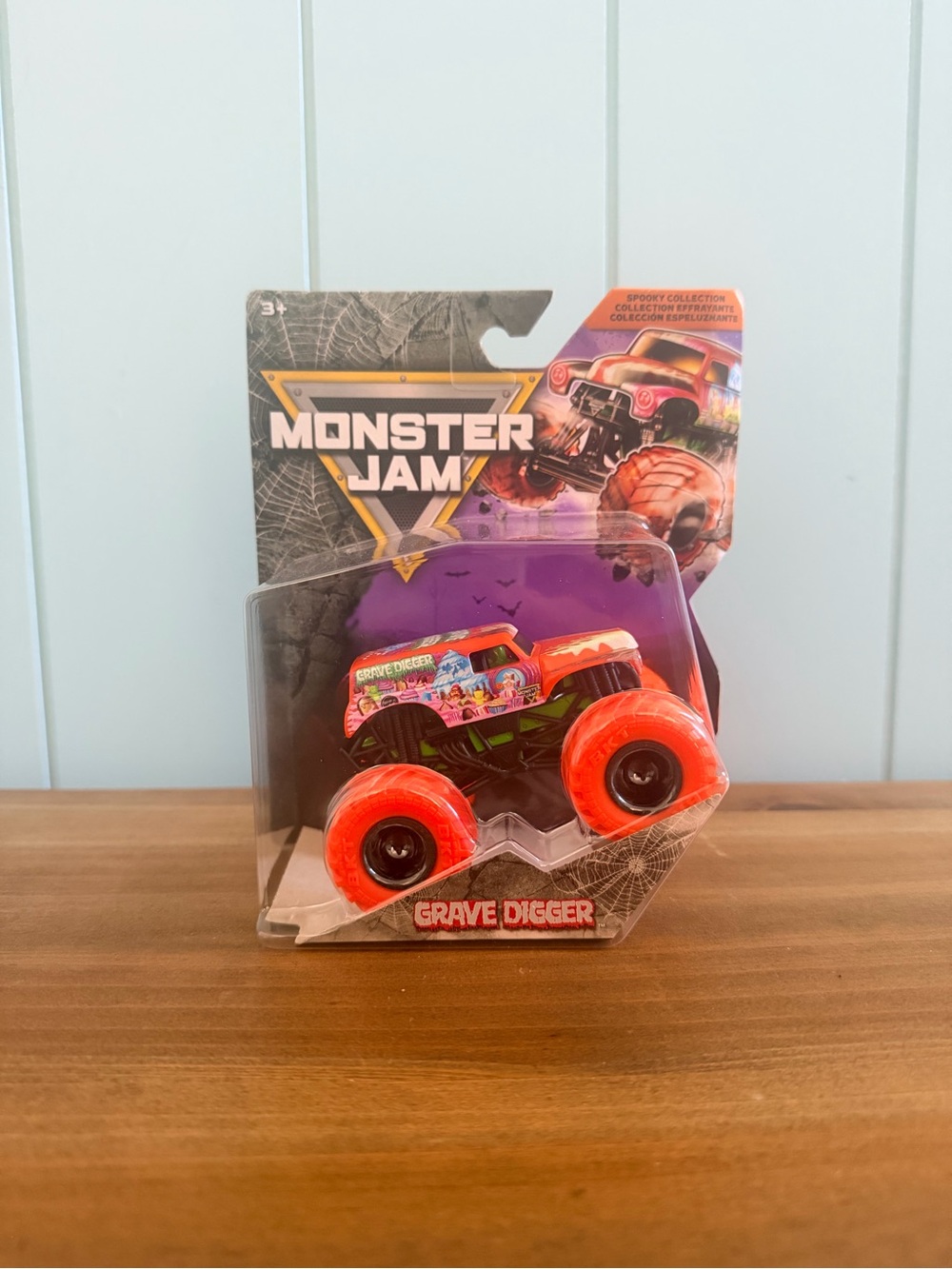 Monster Jam Grave Digger Kids Monster Truck - Bright Orange Wheels